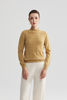 Sweat en maille à carreaux sans couture pur en cachemire pur